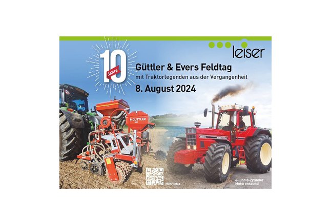 Güttler & Evers Feldtag, 8 August 2024, Leiser in Switzerland - Evers Agro