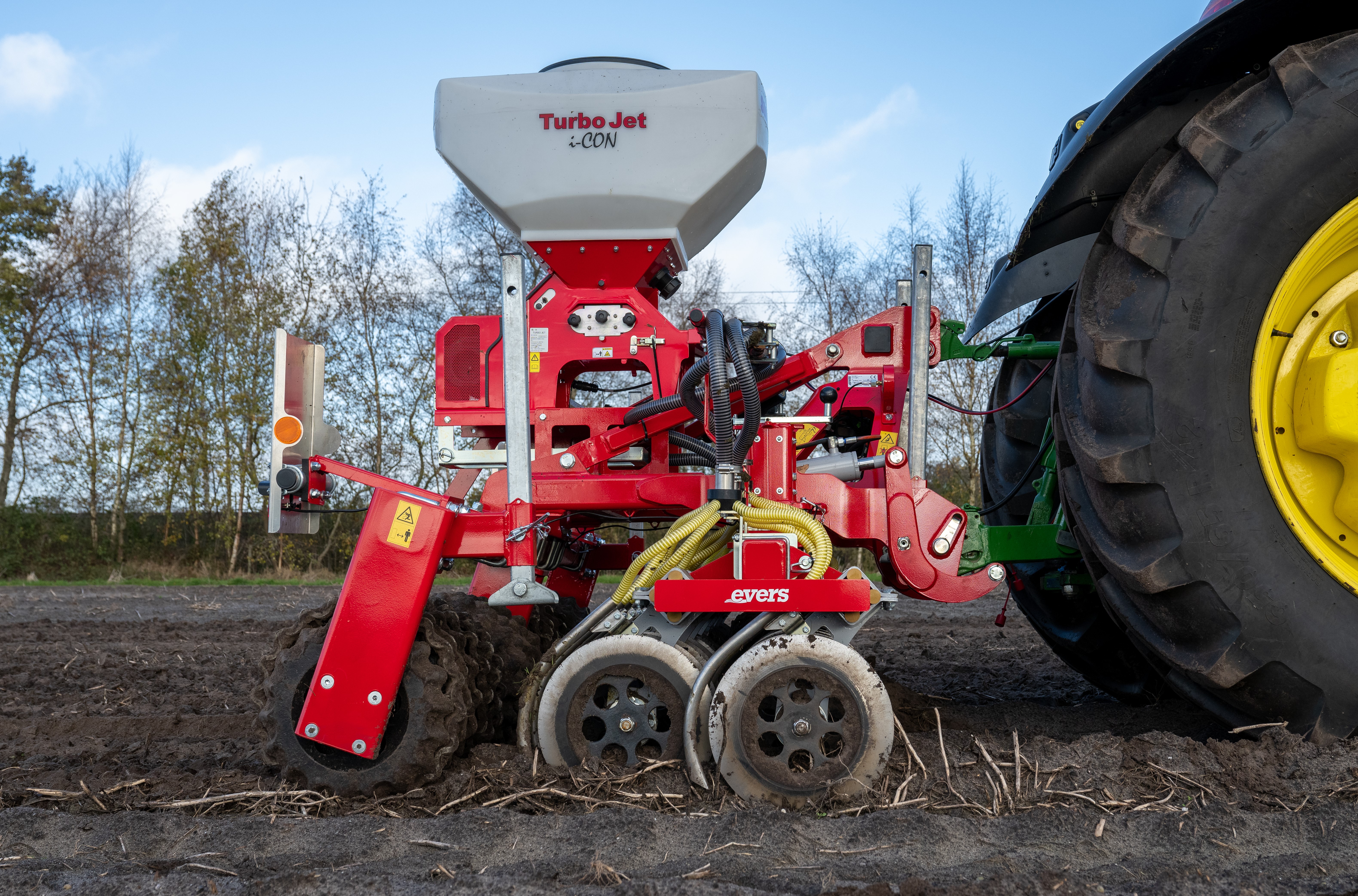 Evers Dartmoor Combi single disc seeder for overseeding grassland and seeding cropland